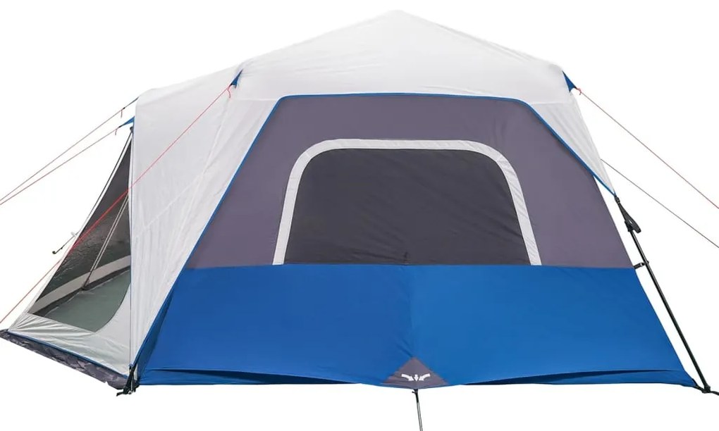 Tenda familiar c/ LED 10 pessoas libertação rápida azul-claro