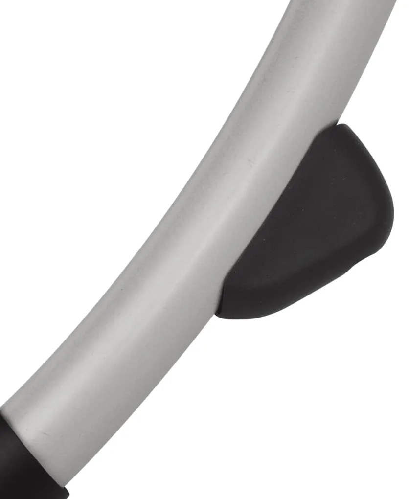 Espreguiçadeira de exterior geométrica aço creme