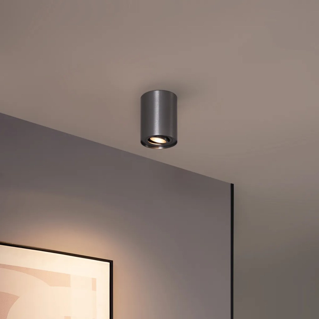 Foco embutido moderno Cinza-escuro GU10 50mm Inclinável - Rondoo Up