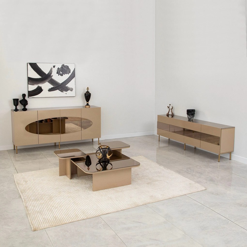Console Lago – Bronze Gold – 180 cm x 80 cm x 40 cm