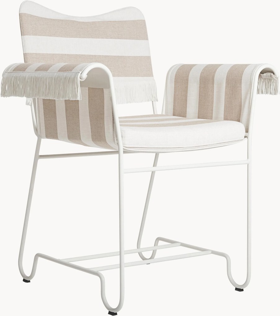 Cadeira de jardim com franjas Tropique