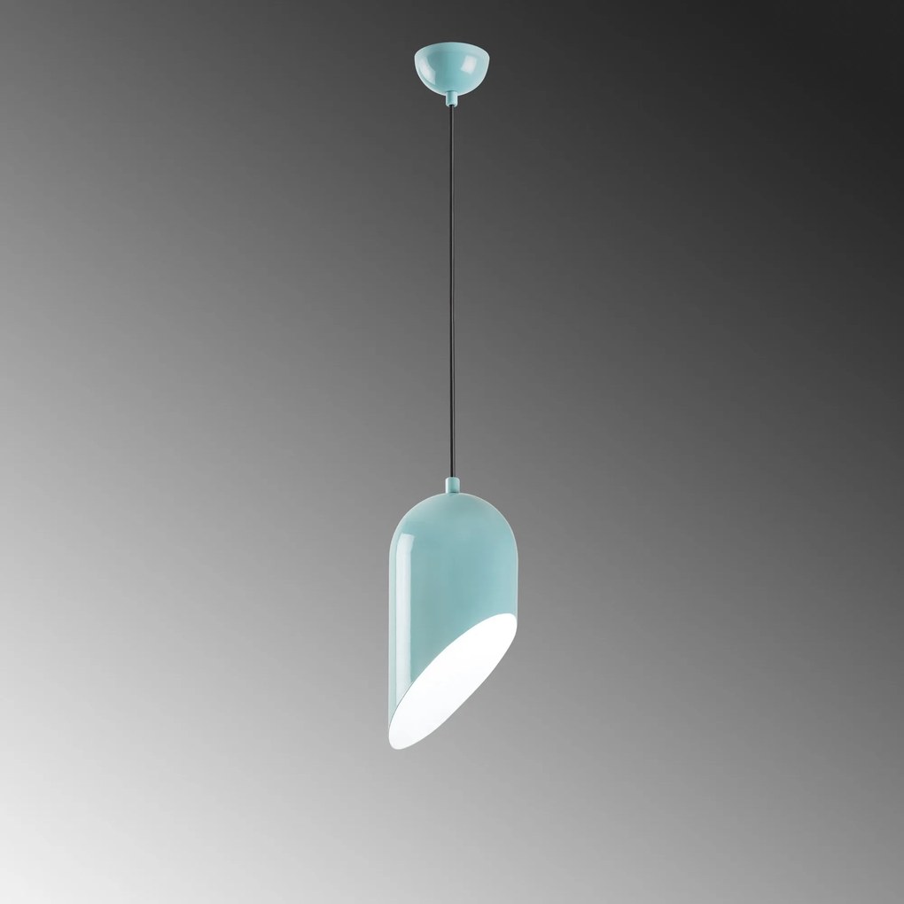Candeeiro de Teto Kesık – Turquesa – Ø14 h:25 cm