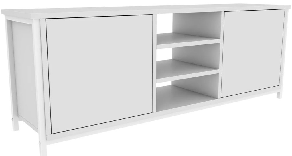 Móvel TV Otis – Branco – 140 cm x 35,3 cm x 50,8 cm