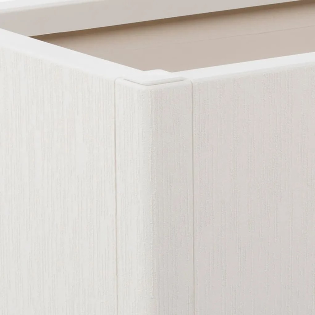 Vaso/floreira 80x36x35 cm PP branco