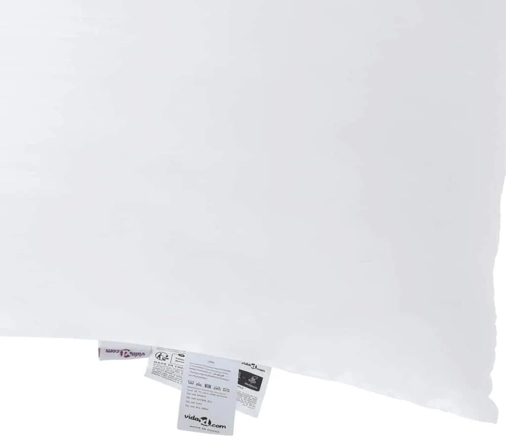 Edredão com travesseiro 3 pcs Branco 240 x 200 cm Microfibra