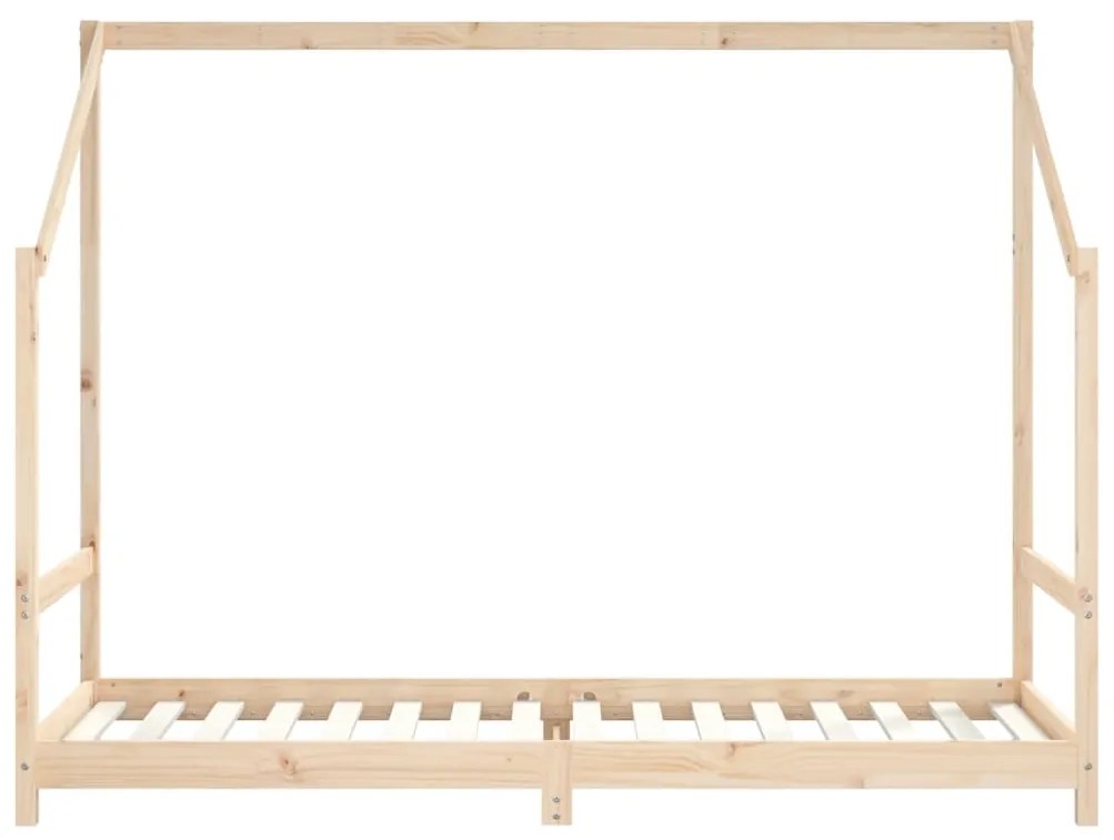Estrutura de cama infantil 80x200 cm madeira de pinho maciça