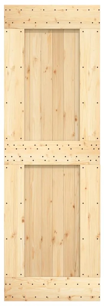 Porta NARVIK 70x210 cm madeira de pinho maciça