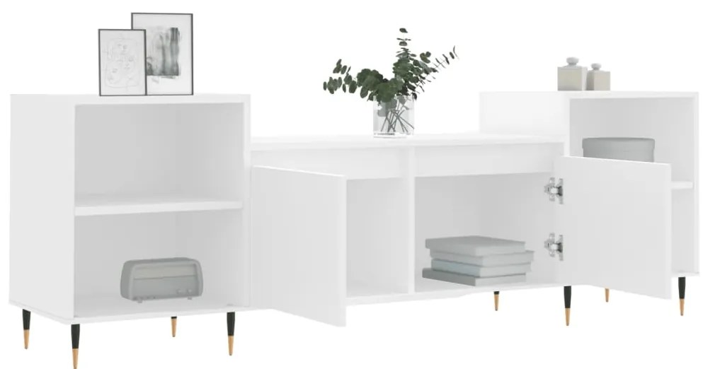 Móvel p/ TV 160x35x55 cm derivados de madeira branco