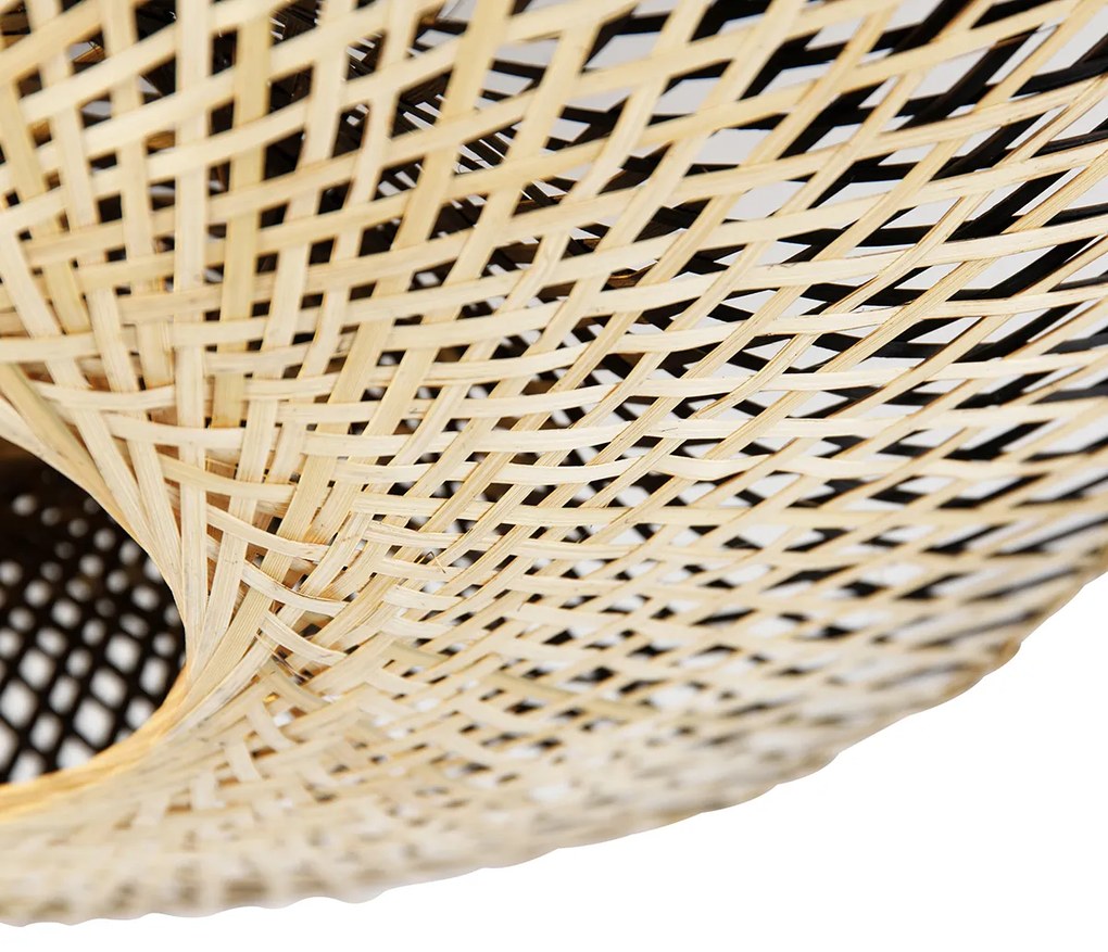 Luminária de teto oriental rattan 50 cm - Rina Oriental