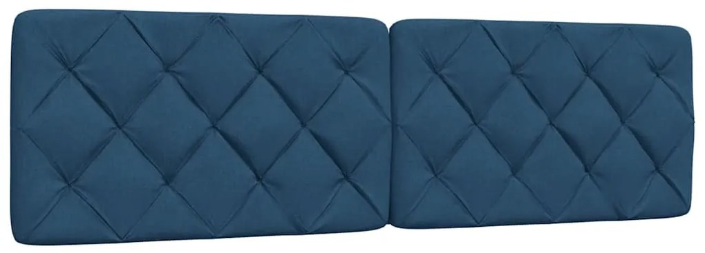 Almofadão de cabeceira 180 cm tecido azul