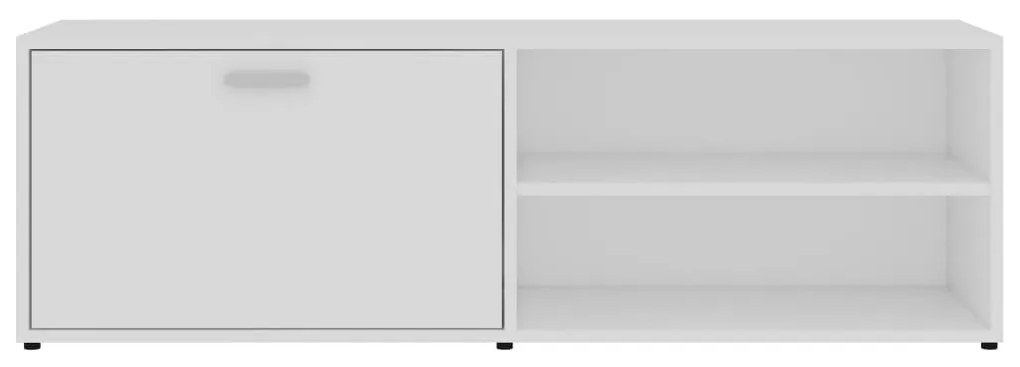 Móvel de TV 120x34x37 cm contraplacado branco