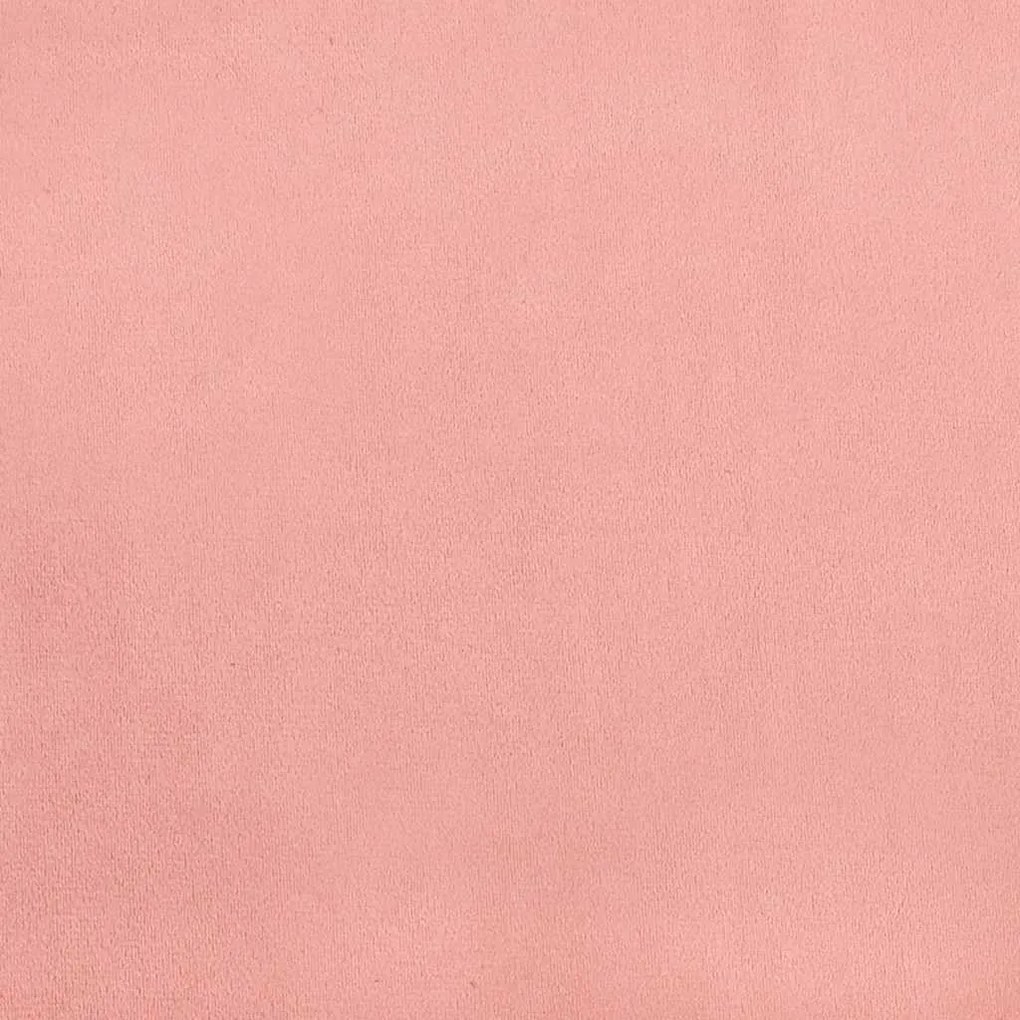 Cama boxspring com colchão 120x190 cm veludo rosa