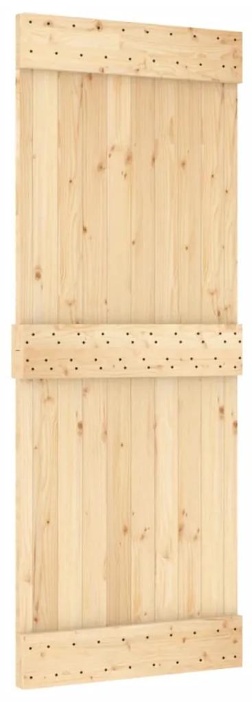 Porta NARVIK 80x210 cm madeira de pinho maciça