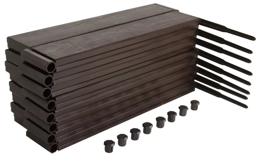 Canteiro elevado 120x120x20 cm polipropileno