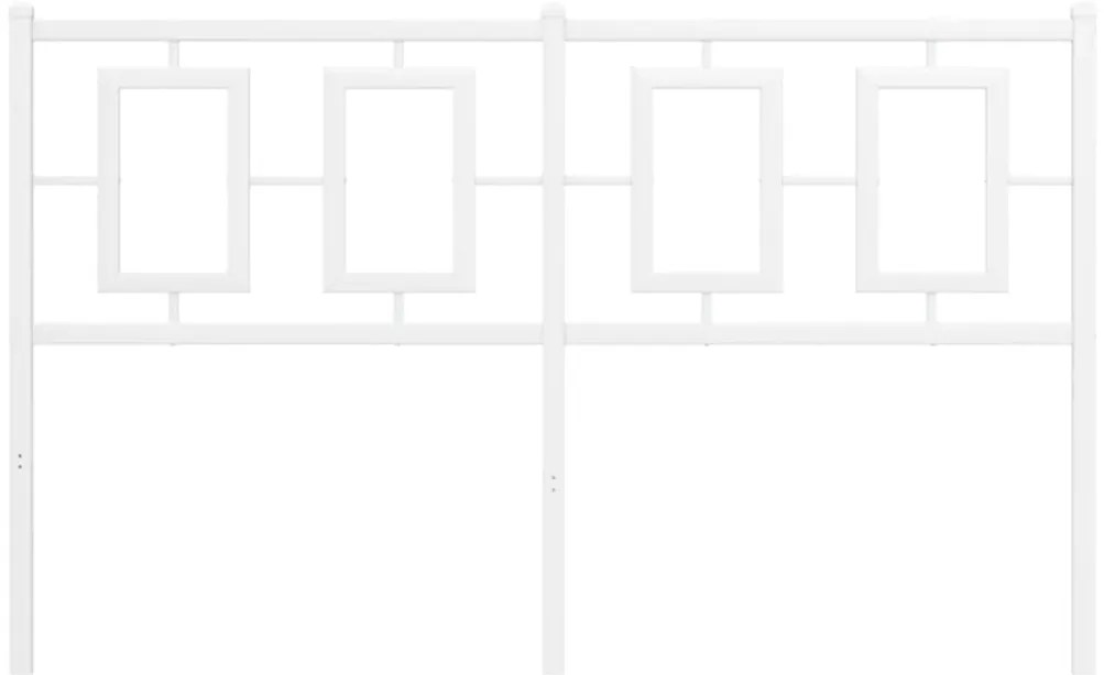 Cabeceira de cama 135 cm metal branco