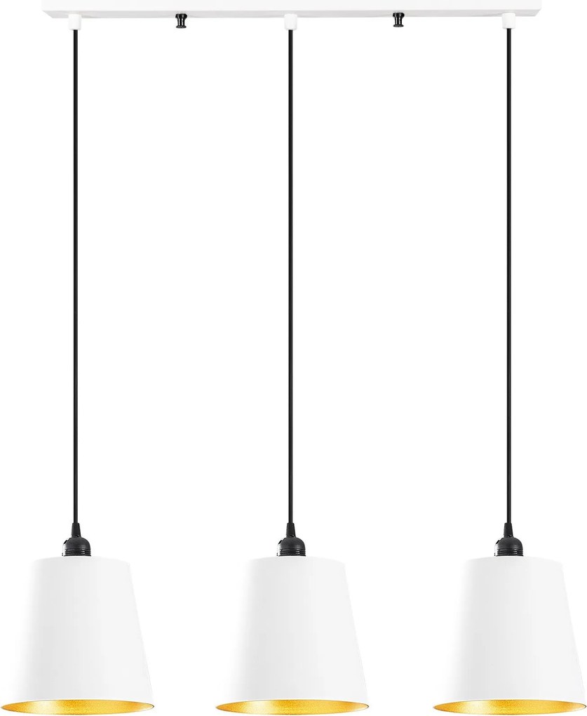 Candeeiro de Teto Berceste – Branco – 60 x 21 cm