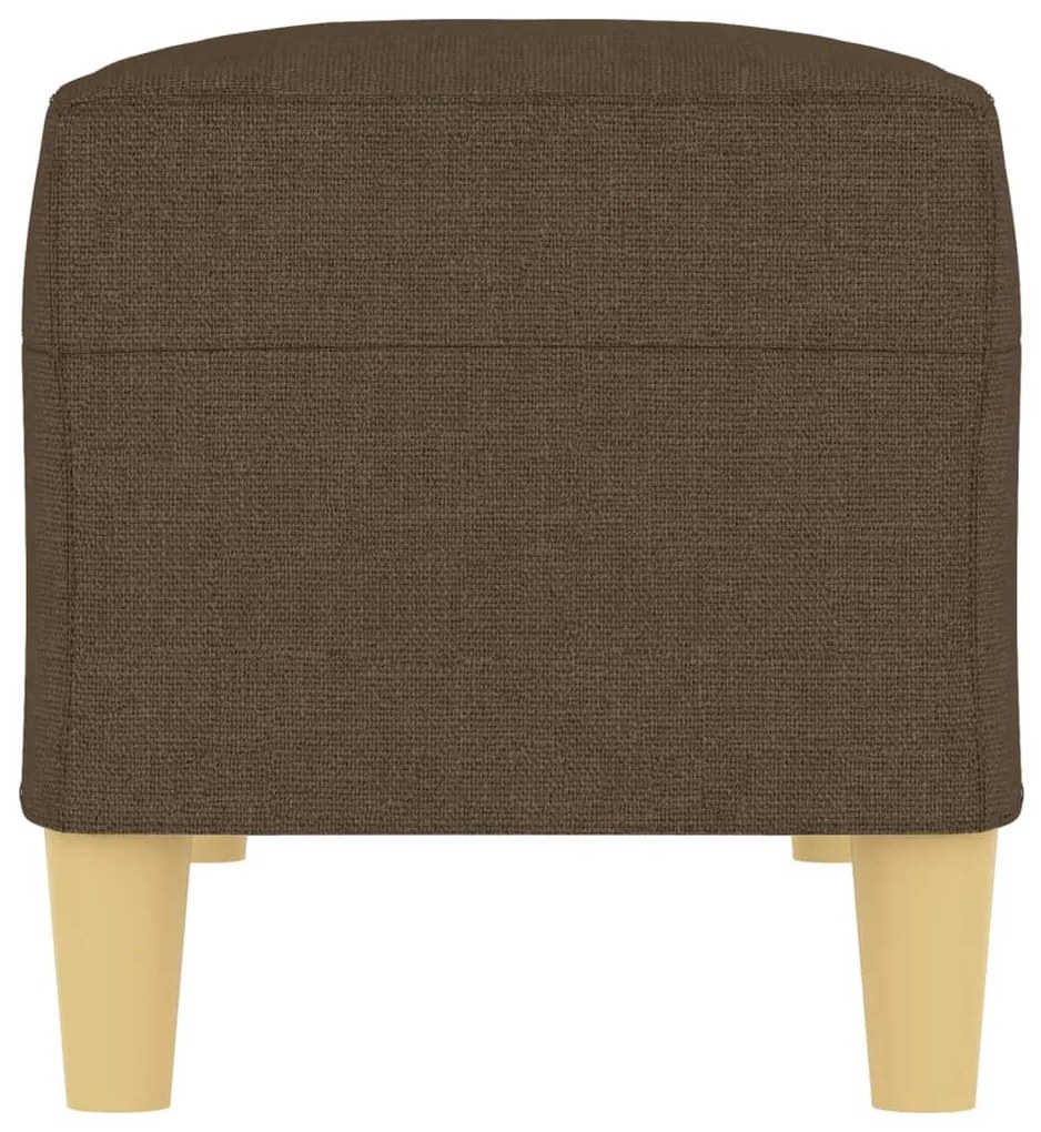 Banco 100x35x41 cm tecido castanho