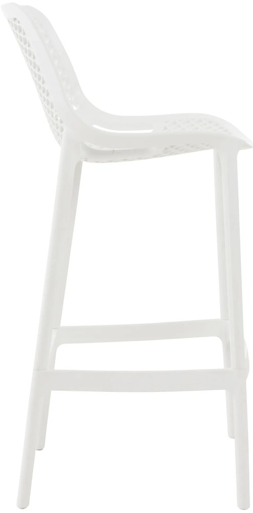 Banco de bar Air (1 UNIDADE) 45 x 105 x 53 cm Branco