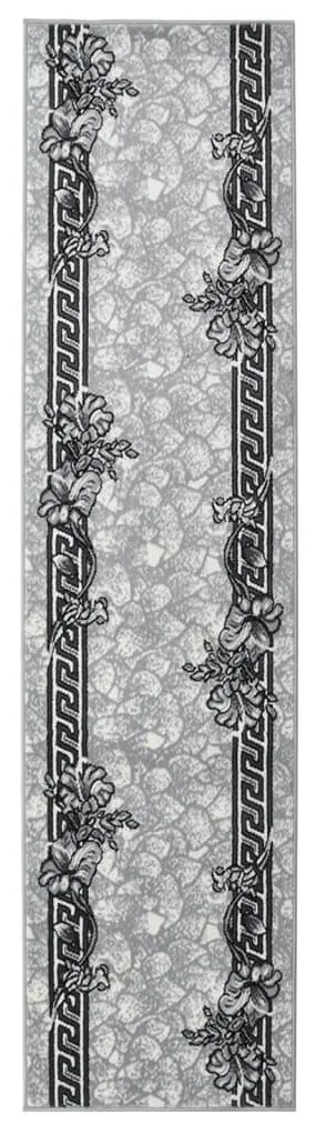 vidaXL Passadeira 60x300 cm polipropileno cinzento