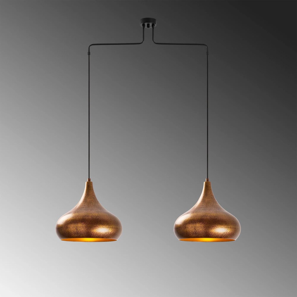 Candeeiro de Teto Muba – Patina – 95 x 26 x 141 cm
