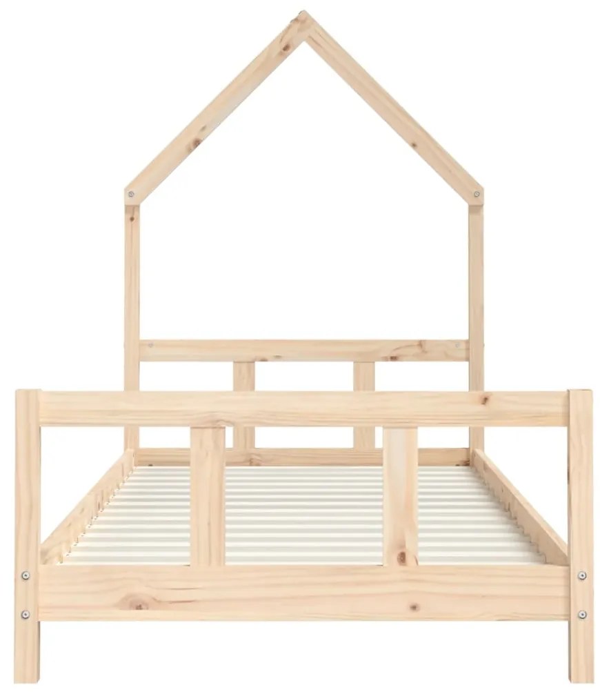 Estrutura de cama infantil 90x200 cm pinho maciço