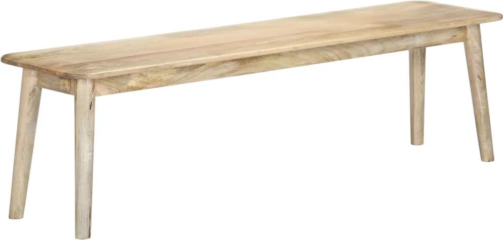 Banco 160 cm madeira de mangueira maciça