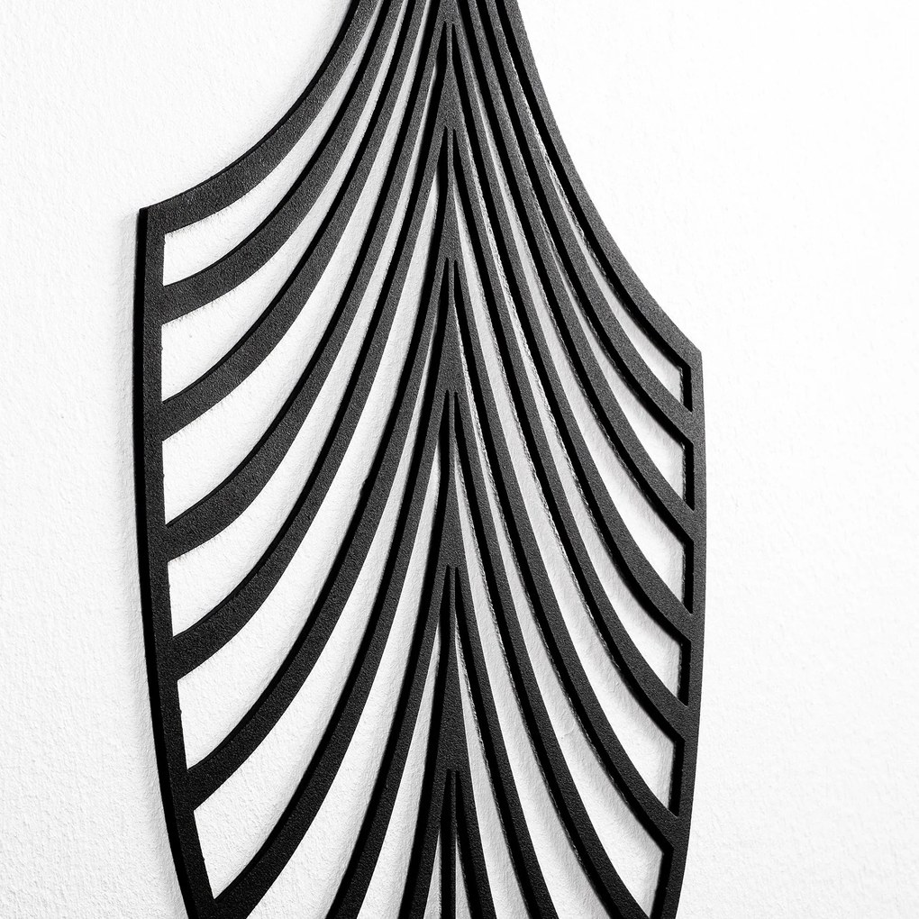 Candeeiro de Parede Asaf – Branco Preto – 15 x 28 cm