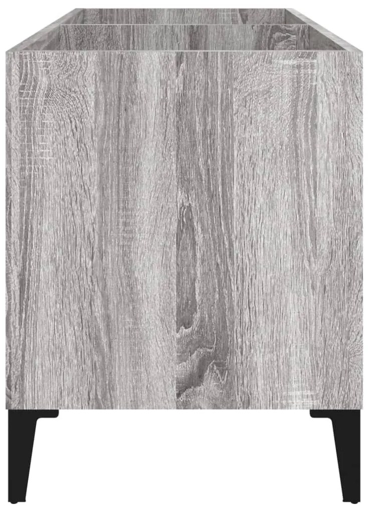 Armário p/ discos 74,5x38x48 derivados madeira cinzento sonoma