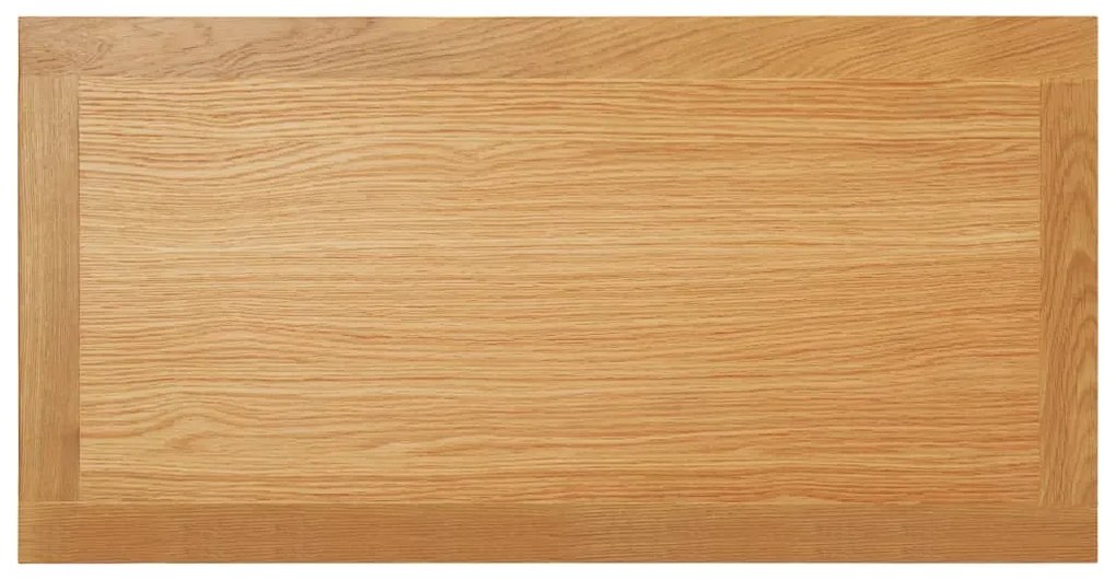 Mesa de centro 90x45x40 cm madeira de carvalho maciça