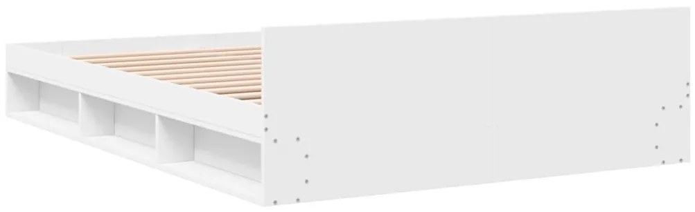 Estrutura de cama c/ gavetas 160x200cm derivados madeira branco