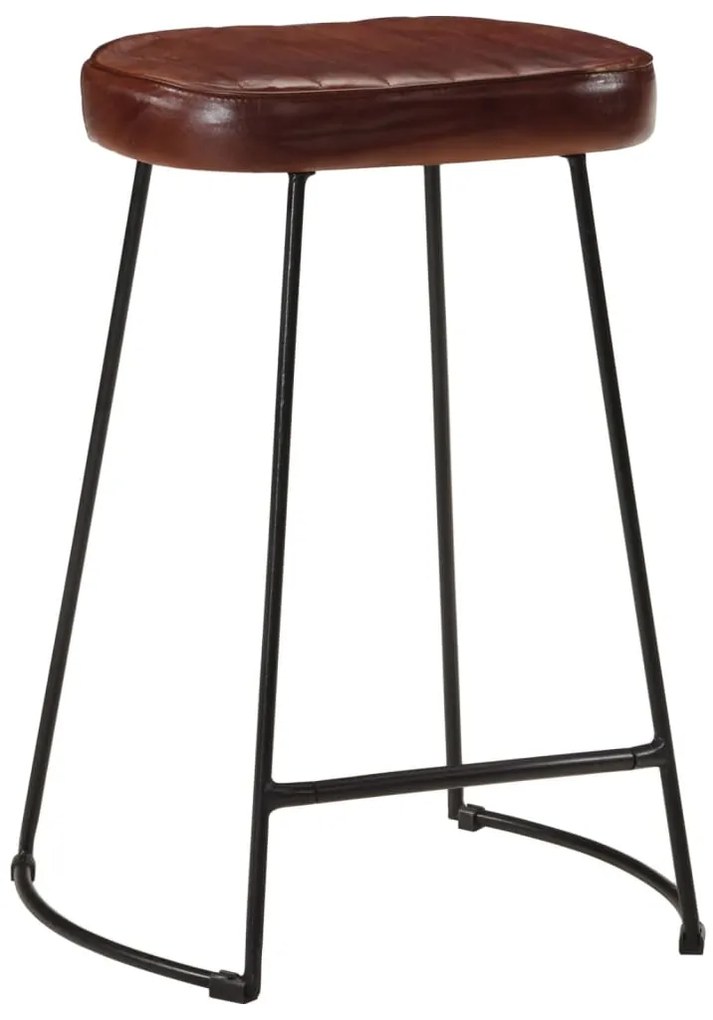 Bancos de bar 2 pcs 41x29x62 cm castanho-escuro
