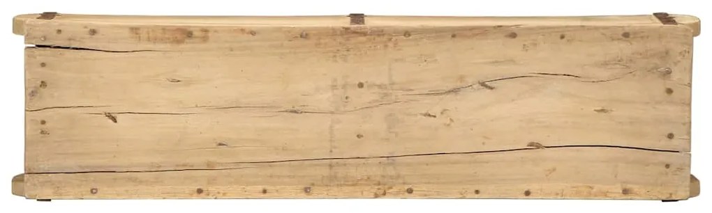 Bandejas vidaXL 4 pcs 60,5x15x9 cm Madeira Sólida Reciclada