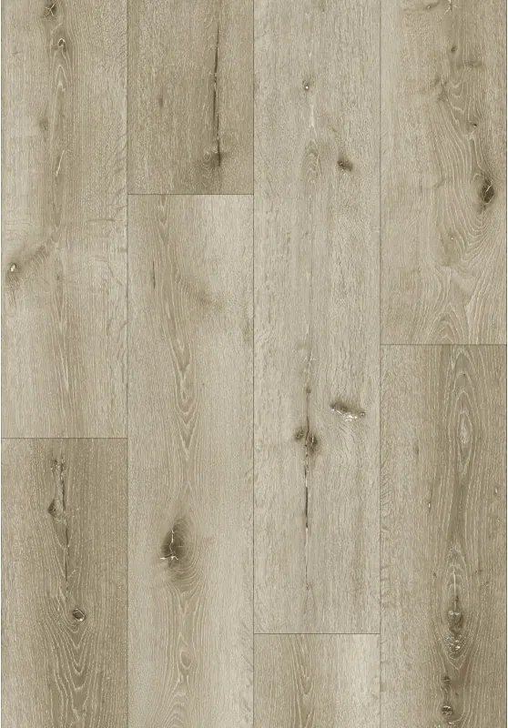 Mexen Georgia painéis vinílicos 1240 x 182 mm SPC 6,5 mm, substrato IXPE 1,5 mm, 4 V-Fuga, Carvalho