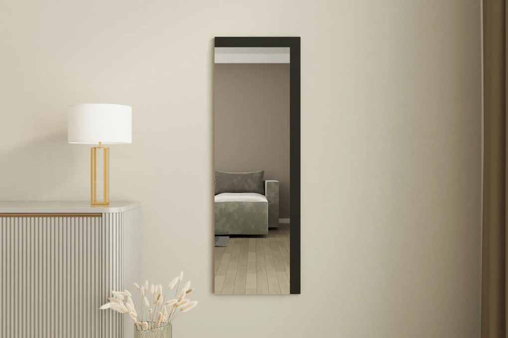 Espelho Lariya – Branco/Preto – 40 cm x 120 cm