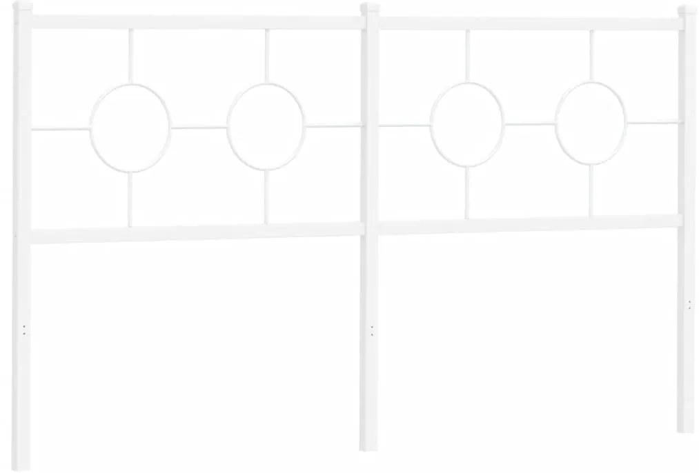 Cabeceira de cama 160 cm metal branco