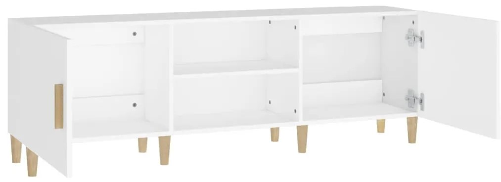 Móvel para TV 150x30x50 cm madeira processada branco