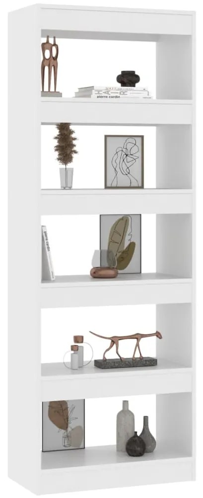 Estante/divisória 60x30x166 cm derivados de madeira branco