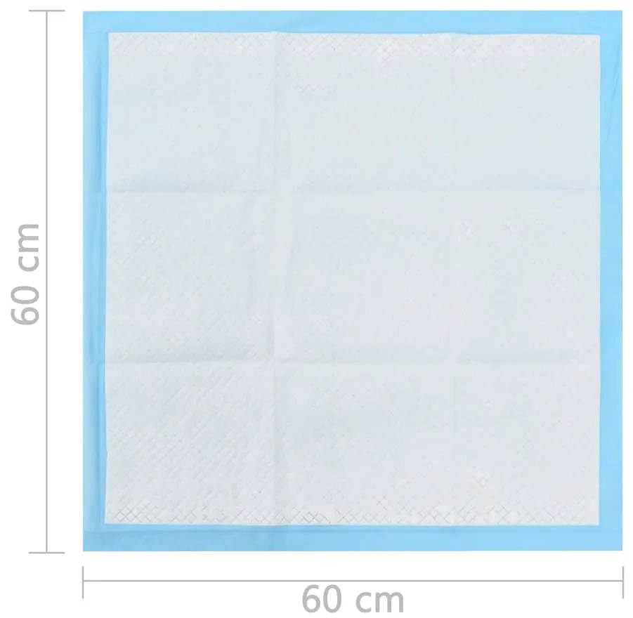 Resguardos p/ treino animais de estimação 100 pcs 60x60 cm TNT