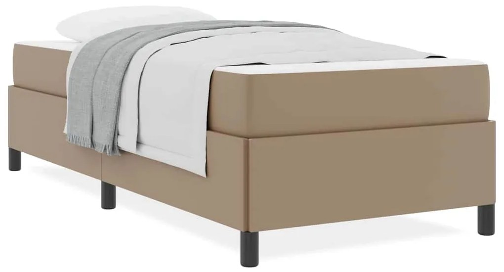 Estrutura de cama com colchão Cappuccino 90 x 190 cm
