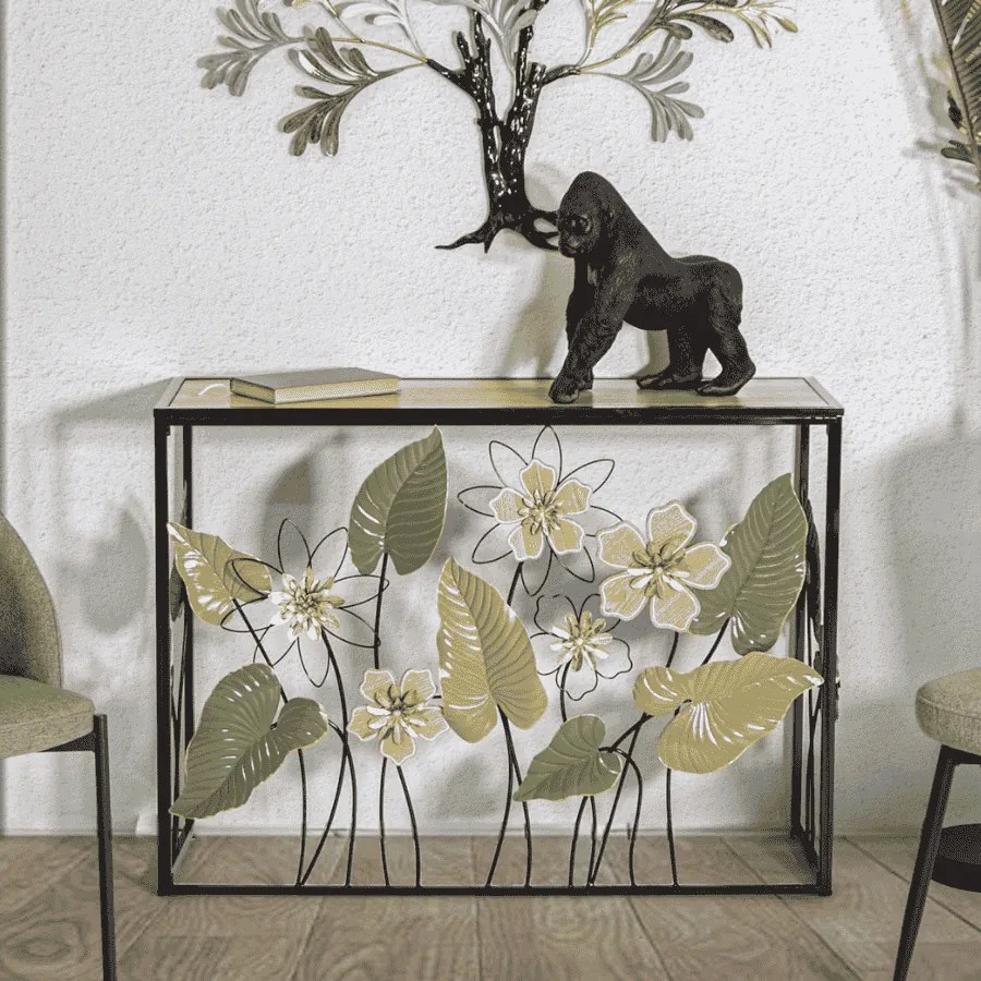 MESA CONSOLA SPRING MULTICOLORIDA 108X36,8X80 CM