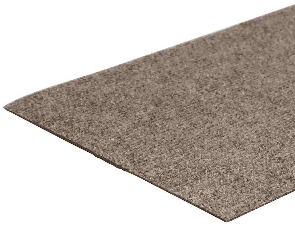 Tapetes de escada adesivos 30 pcs 60x25 cm retangular creme