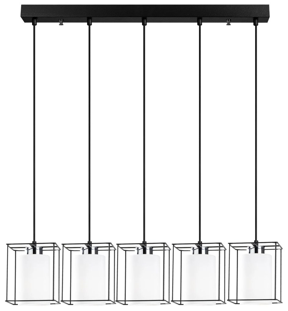 Candeeiro de Teto Swank – Preto – 85 cm de Diâmetro