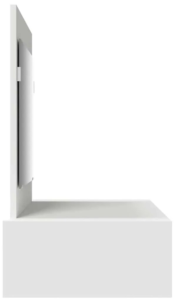 Aparador de parede branco 100x40x70 cm