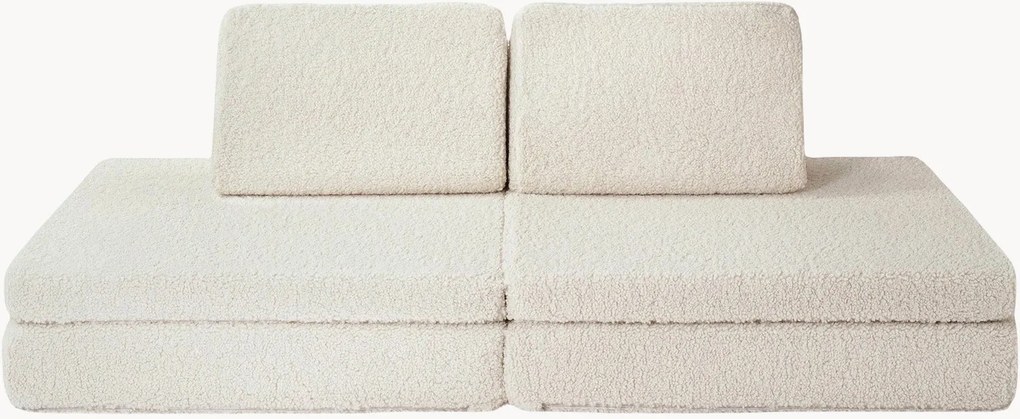 Sofá modular em teddy artesanal Funzy (3 lugares)