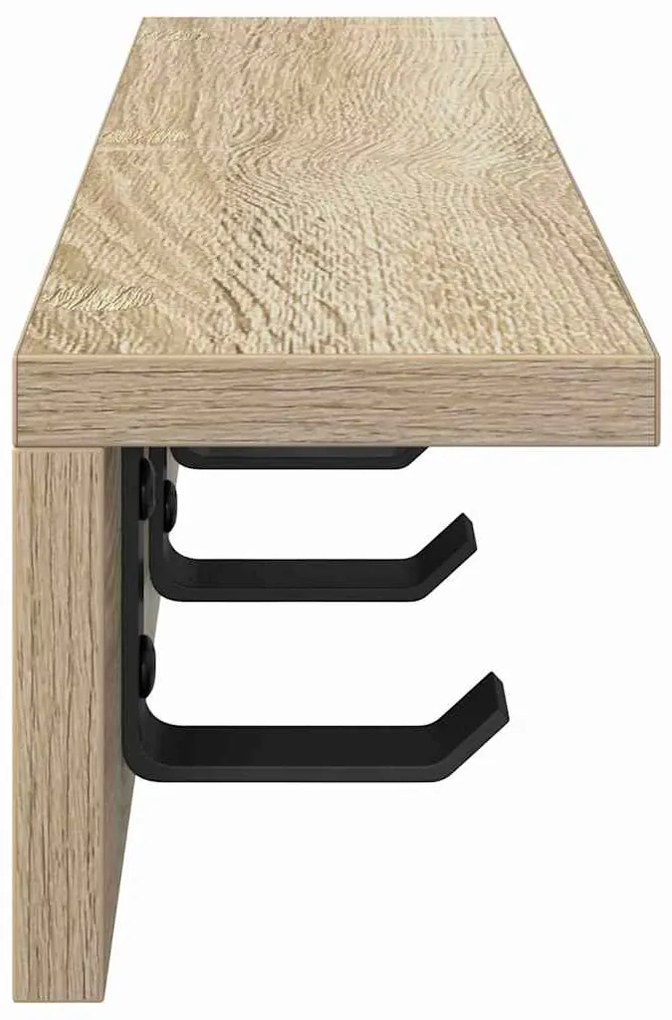 Cabideiro de Parede Carvalho sonoma 40 x 10.5 x 10.5 cm