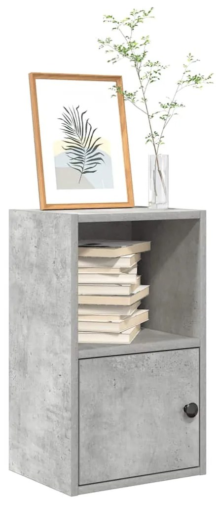 Estante 31x24x52 cm derivados de madeira cinzento cimento
