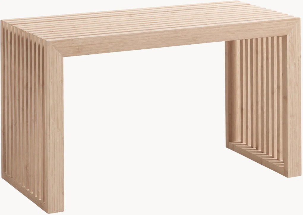 Banco em madeira de bambu Rib