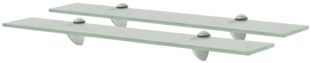 Prateleiras flutuantes 2 pcs vidro 60x20 cm 8 mm
