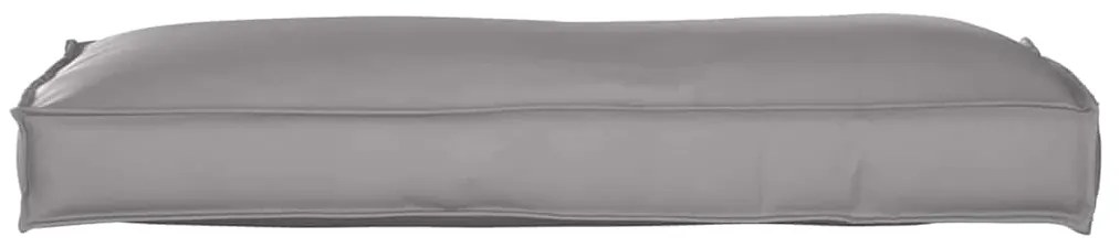 Almofada de Palete Cinza 120x40x12 cm - Tecido Oxford