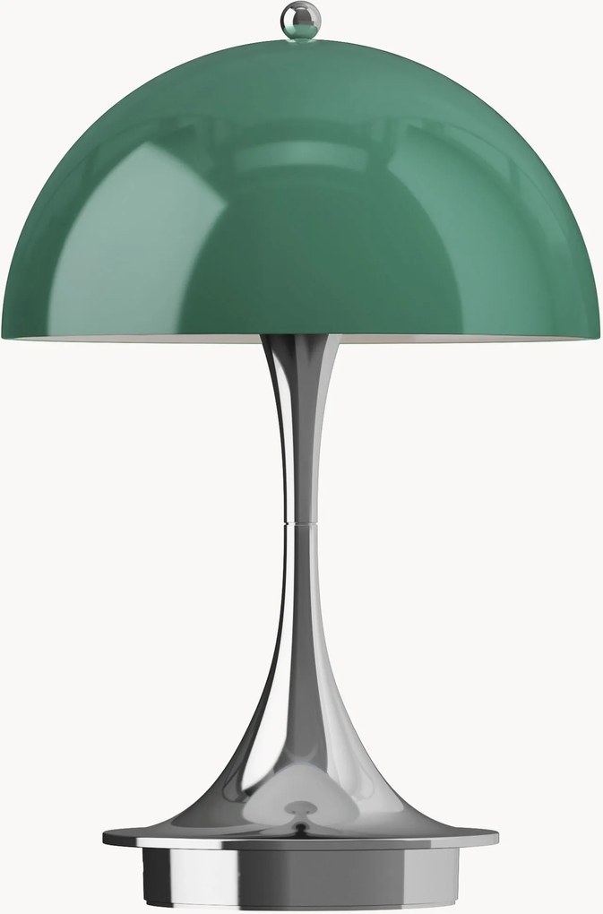 Candeeiro de mesa LED portátil e regulável Panthella 160, Design Verner Panton